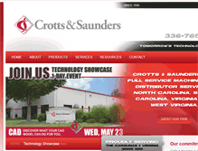 Tablet Screenshot of crottsandsaunders.com